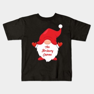 The Archery Gnome Matching Family Christmas Pajama Kids T-Shirt